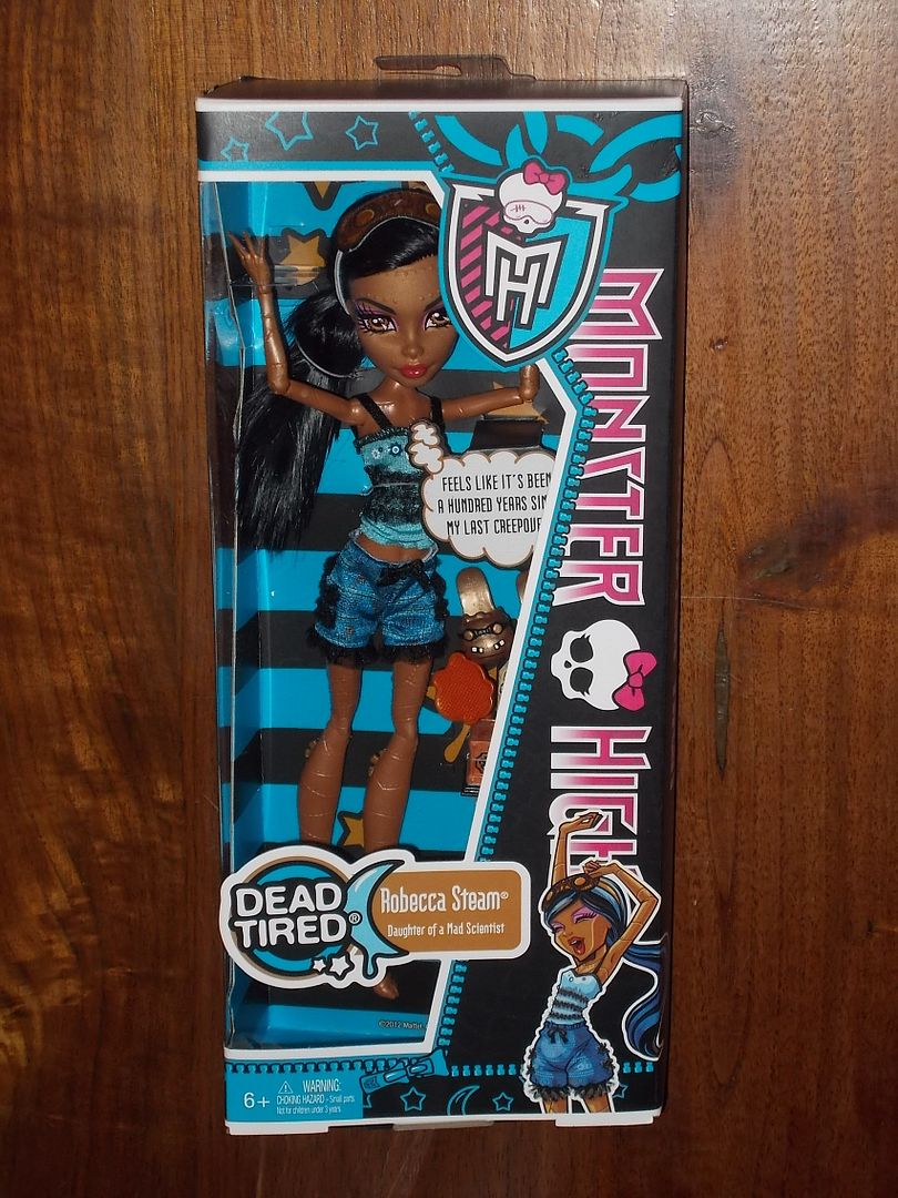 New 2012 Mattel Monster High Dead Tired Sleepover Doll Robecca Steam Ebay 1360